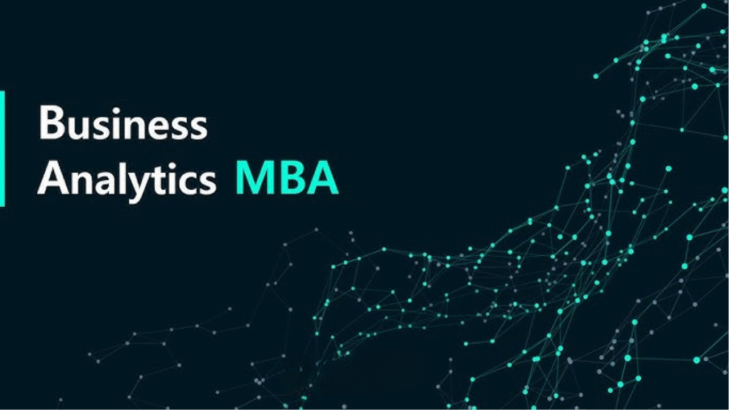 MBA in Business Analytics